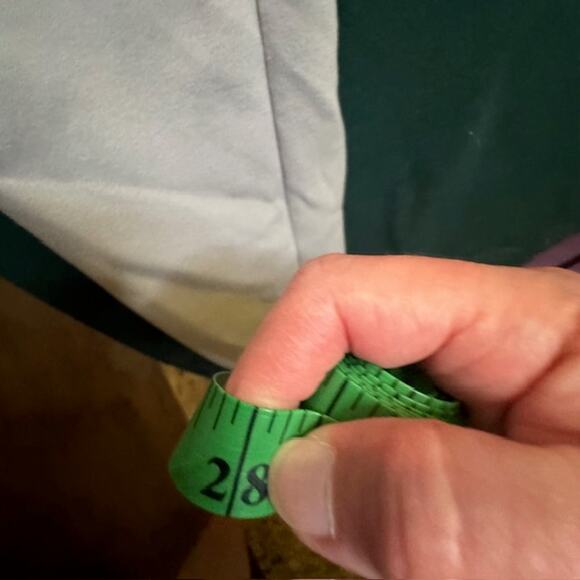 REEBOK Identity Delta Logo Fleece Cargo Pants sz M Medium Gray Side Pockets - Picture 10 of 10